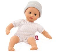 Götz 2320556 Poupée Muffin à Habiller - Poupée bébé de 33 cm de Haut avec des Yeux endormis Bleus, sans Cheveux avec Chapeau - Poupée au Corps Souple à partir de 18 Mois