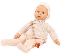 Götz 2561055 Poupée Cookie Tout Tricot - Poupée de 48 cm avec yeux bleus, sans cheveux et corps mou - Ensemble de 7 pièces