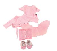 Götz 3401076 Combinaison Prima Ballerine Ballet Fun - Taille de vêtements de poupée. XL - Ensemble vêtements et Accessoires 7 pièces pour poupées Debout 45-50 cm
