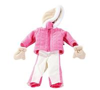 Götz 3402231 Combinaison de Ski à Rayures - vêtements de Ski Taille de vêtements de poupée. XL - Ensemble vêtements et Accessoires 3 pièces pour poupées Debout de 45 à 50 cm