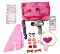 Götz 3402239 Coiffeur pour poupées - Accessoires pour Le coiffage et la Coiffure - Kit de Coiffure et de Maquillage 35 pièces pour poupées et têtes de Maquillage