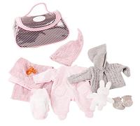 Götz 3402832 Grand Ensemble bébé Cosy Lapin Taille S - Ensemble vêtements et Accessoires 10 pièces pour poupées de 30 à 33 cm