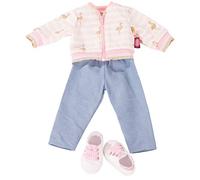 Götz 3403035 Combinaison Golden Flamingo - Taille de vêtements de poupée. XL - Ensemble vêtements et Accessoires 4 pièces pour poupées Debout 45 - 50 cm