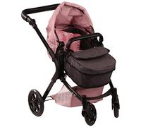 Götz 3403367 Poussette de poupée 2 en 1 Soft Mood avec couffin pour poupées | 4 pièces, accessoires pour poupées bébé T. S/M/L 30-48 cm, poupées debout T. XS/XM/XL 27-50 cm, pare-vent, dès 3 ans