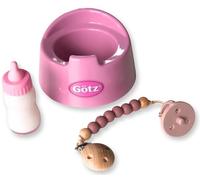 Götz 3403643 Lot de 4 poupées de bébé Basic Soft Mood - Équipement de base comme kit d'accessoires pour poupées des tailles S (30-33 cm) et L (48 cm)