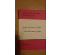 Götz Von Berlichingen Von Goethe - Königs Erläuterungen.