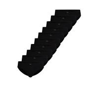 Götzburg Lot de 10 Slips pour Homme 100% Coton Noir - Noir - Medium