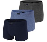 Götzburg Lot de 6 boxers pour homme, Bleu marine/gris chiné/bleu mélangé, XXL