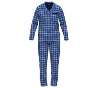 Götzburg Pyjama long bleu / bleu marine / blanc, Taille XXL