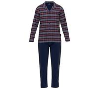 Götzburg Pyjama long bleu foncé / mélange de couleurs, Taille L