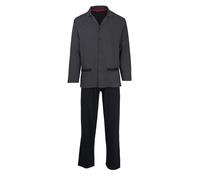 Götzburg Pyjama long bleu marine / gris, Taille 5XL