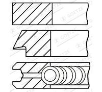 GOETZE ENGINE 08-139400-00 Jeu de segments de pistons