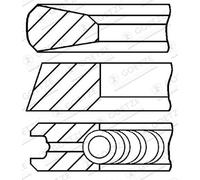 Jeu de segments de piston GOETZE ENGINE 08-427400-00