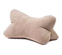 Gözze Capri, Coussin de Lecture Uni en Velours côtelé, rempli et Cousu