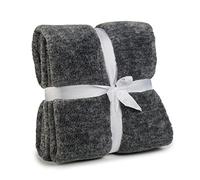 Gözze - Couverture douillette, Marbré, 150 x 200 cm - Anthracite