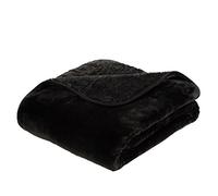 Gözze - Couverture Douillette Premium Cashmere-Feeling, 500 g/m², 130 x 170 cm - Noir
