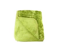 Gözze , couverture polaire/couvre-lit XXL, sensation cachemire brevetée, microfibre, 220x240 cm, citron vert, lavable, toucher