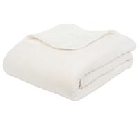 Gözze - Couverture Douillette Premium Cashmere-Feeling, 500 g/m², 130 x 170 cm - Blanc coton