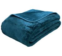 Gözze - Couverture Douillette Premium Cashmere-Feeling, 500 g/m², 220 x 240 cm - Pétrole