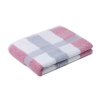 Gözze Duschtuch 70/140 cm, New York Streifen, Altrosa/weiß/Silber