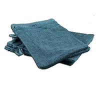 Gözze - Lot de 4 Gants de Toilette, Berlin, 100% Coton, 17 x 24 cm - Pétrole
