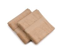 Gözze - New York Serviette, Lot de 2, Douce et absorbante, 100% Coton, 50 x 100 cm - Marron