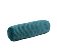 Gözze - Rouleau d'oreiller moelleux en velours côtelé, idéal comme repose-nuque, 70 x 22 cm - Pétrole