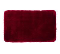 Gözze - Tapis de Bain Deluxe à Poils Extra Longs, 100% Polyester (Microfibres), avec revêtement antidérapant, 60 x 100 cm - Bordeaux