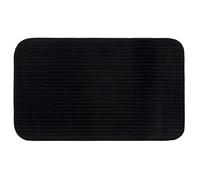 Gözze - Tapis de Bain doux antidérapant, 100% Polyester, 70 x 120 cm - Noir