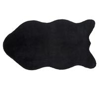 Gözze - Tapis élégant et doux en Fausse Fourure, 70 x 130 cm - Anthracite