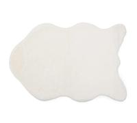 Gözze - Tapis élégant et doux en Fausse Fourure, 80 x 120 cm - Blanc