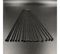 GOFDASY Lot de 12 piliers légers PSR TB2015 à triple bout pour vélo de route en acier inoxydable (traction droite 302 mm) Calibre 14 G 2.0