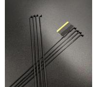 GOFDASY Lot de 12 rayons de vélo TB2015 J-Bend Triple bouton Calibre 14 G 2,0 mm Lumière de VTT Route Rayons en acier inoxydable (283 mm)