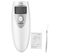 Gofemial Ethylotest Electronique, Ethylotest Electronique Homologué NF Ethylometre Alcootest Ethylometre Portable Acohol Tester pour la Maison et Les fêtes
