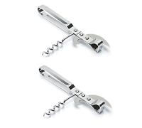 gofidin Lot de 2 ouvre-boîtes et tire-bouchon traditionnels en acier inoxydable