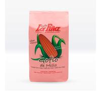 Gofio La Piña - Gofio Maïs 500g | Gofio de maïs pur | Torréfaction intense | Source de protéines végétales | Riche en fibres et minéraux | Effet rassasiant et énergisant | Contrôle du glucose