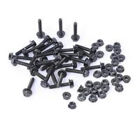 GOFIRA M6-1 x 30-30 boulons à tête hexagonale à bride pour moto, filetage grossier, pompe, réparation de voiture, projet de bricolage