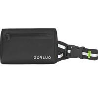 GOFLUO Harper 2.0 Sac banane imperméable - Sac banane réfléchissant - Sac banane polyvalent avec sangle réfléchissante - Sans Velcro, noir, Sac banane ou bandoulière polyvalent