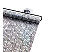 GOFOHIMI Pare-Soleil rétractable pour fenêtre à Ventouse, Isolation Thermique, écran de confidentialité et Protection Solaire, pour Usage Domestique et Salle de Bain (W45xL125cm/18x49in)