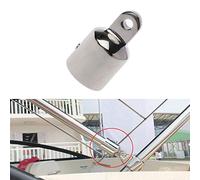 GOFORJUMP 1 PCS en Acier Inoxydable 30mm Tuyau Oeil Cap Fin Bimini Top Matériel De Montage pour Marine Bateau Yacht