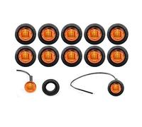 GOFORJUMP 10 PCS Remorque Camion Led Côté Marqueur Clignotants Feux Jaune Arrière Côté Marqueur Lampe Bus Voiture Feux Externes 12 V