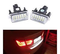 GOFORJUMP 2pcs erreur de plaque d'immatriculation de voiture allume des lampes de nombre de LED 12V pour T/oyota C/orolla C/amry Y/aris de P/rius V/itz un