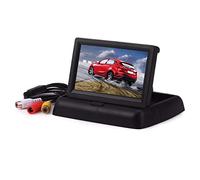 GOFORJUMP 4,3 Pouces Pliant TFT LCD Moniteur Vue Arrière De La Voiture Système De Couleur w / 2-Channel Video Input Car Video Player