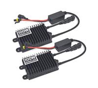 GOFORJUMP AC 12V Xenon 100W HID kit Xenon H1 H7 H11 100W Xenon HID Kit pour H3 H4 HB3 9005 HB4 9006 6000K 8000K HID Ballast 100W Ampoules de phares