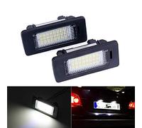 GOFORJUMP Lampe de Plaque d'immatriculation à Del sans Erreur Pure White 1Pair 18SMD - Éclairage de Plaque d'immatriculation pour B/MW E70 X5, E71 E72 X6