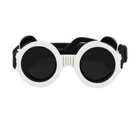 Goggles de chien - Protection oculaire UV400 réglable PC, lunettes de compagnie anti-brouillard à l'épreuve du vent, lentille résistante à la brisé avec sangle élastique | Équipement de sécurité extér