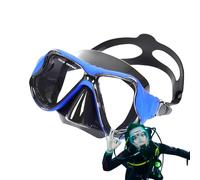 Goggles de plongée - Masque à Vue à 180 °, Couvercle de Nez Anti-Goutte | des Lunettes de baignade pour Les Adultes, Les , l'équipement de plongée de Piscine, l'objectif en Verre trempé, l'équi