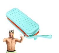 Goggles Storage Case - Silicone Pouch Soft Swim Goggles Case | Water Sport Accessories Organizer with Zipper Closure | Women Men Snorkeling Diving Gear Bag | Scratch-Preof Protective Cases For Swimmin