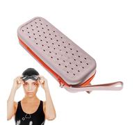 Goggles Storage Case - Silicone Pouch Soft Swim Goggles Case | Water Sport Accessories Organizer with Zipper Closure | Women Men Snorkeling Diving Gear Bag | Scratch-Preof Protective Cases For Swimmin