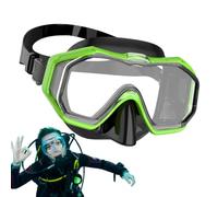 Goggles With Nose Cover - Clear Anti-Fog Tempered Glass Diving Goggles